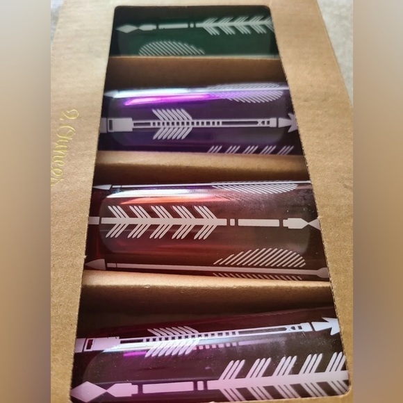 NWT TMD Holdings Tall Shooters Set of 4 Glass Arrows Quivers 2 oz; Francesca’s - Picture 4 of 5
